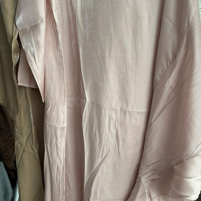 Ruffle Inner tie Belt Maxi Dress