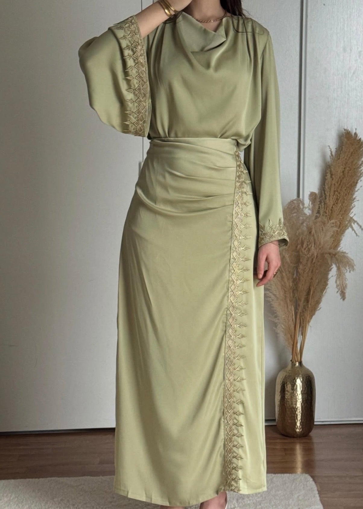 Rayhana Embellished Skirt Co ord Set