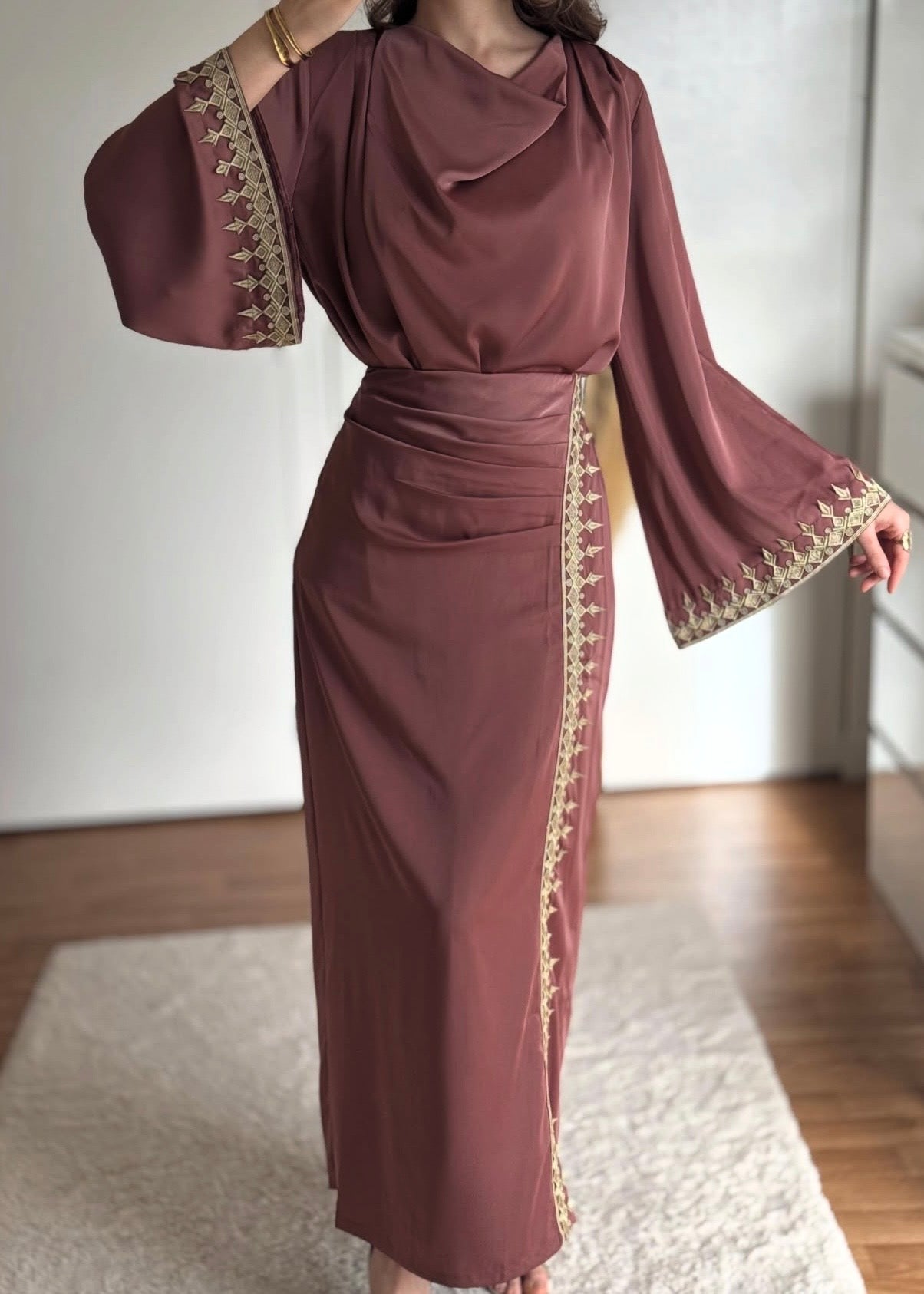 Rayhana Embellished Skirt Co ord Set