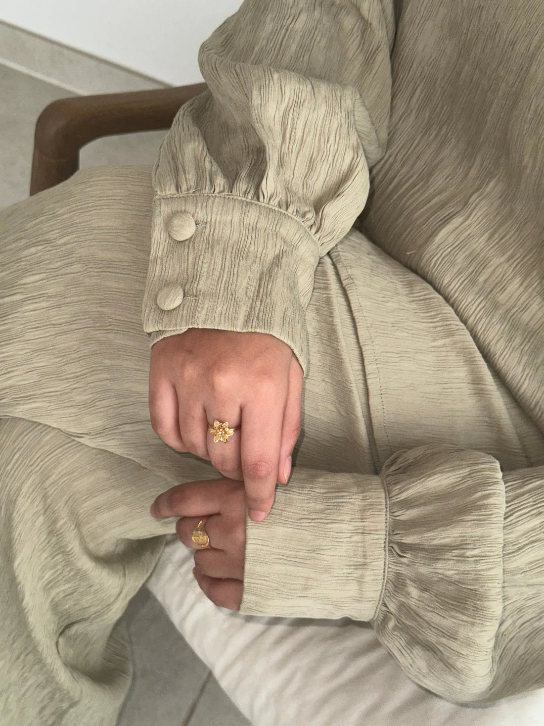 Crinkle textured Premium Tunic Coord