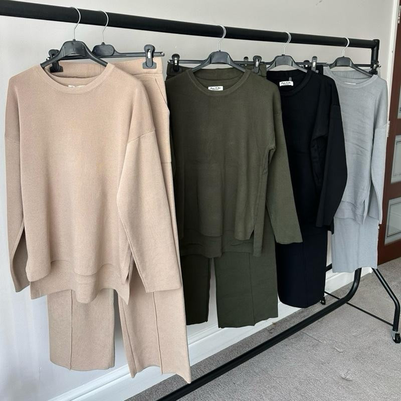 Raya Premium Chic Knit Coord Set