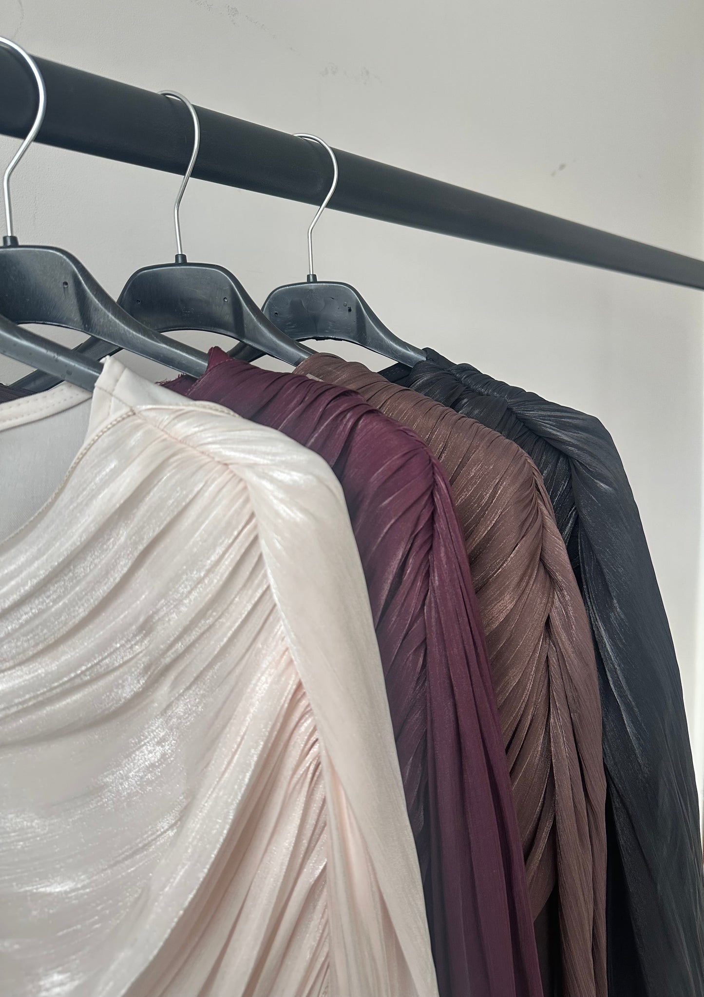 Hawa Shimmer Cape Dress