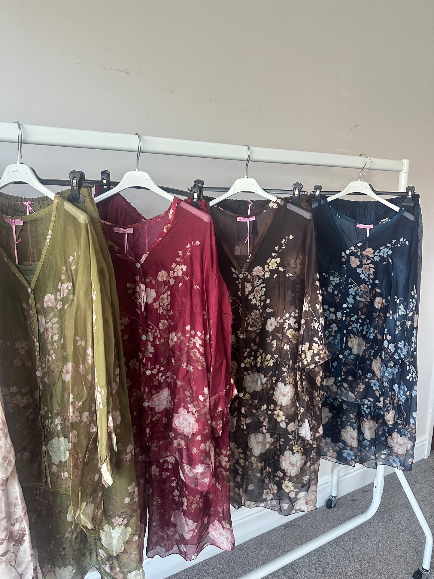 Luna Floral Chiffon-Silk Co Ord