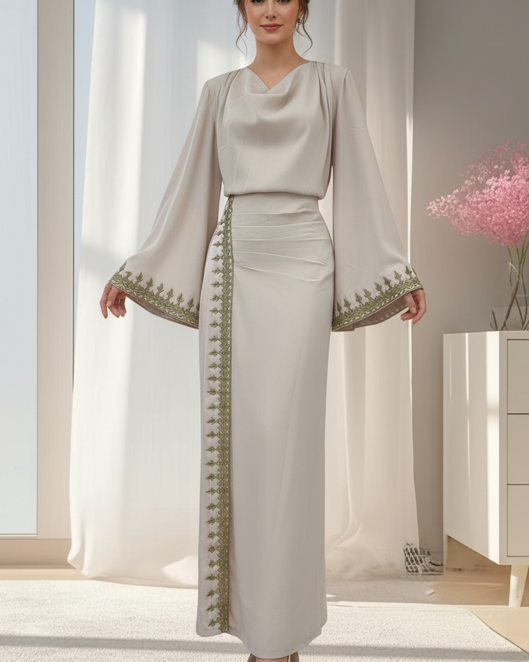 Rayhana Embroidered Skirt Co ord