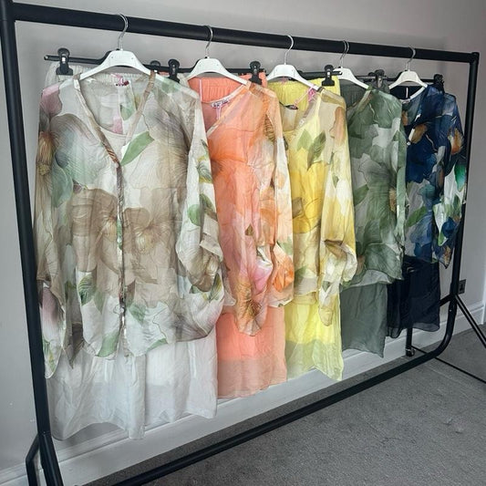 Aria Silk Chiffon Summer Coord Set