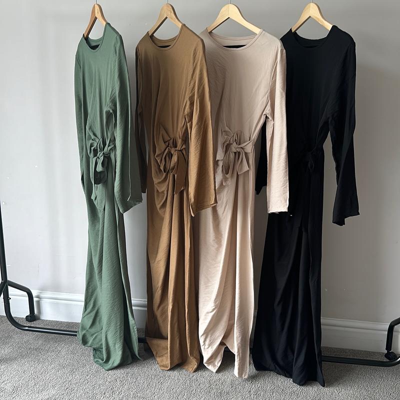 Light Weight Side knot maxi dress Womenswear Summer Comfort