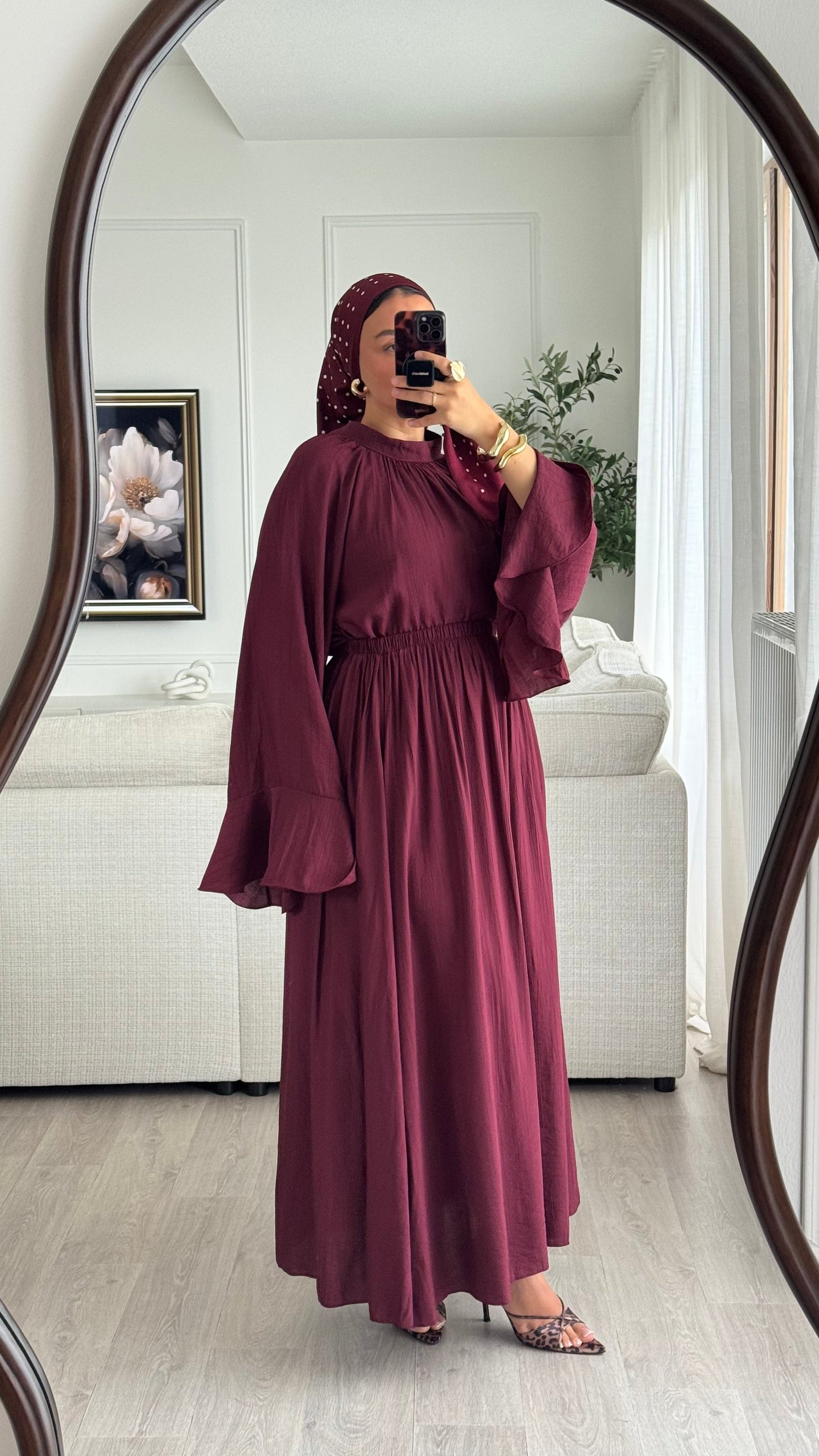 Seema Frill Sleeve Skirt Co Ord with Belt