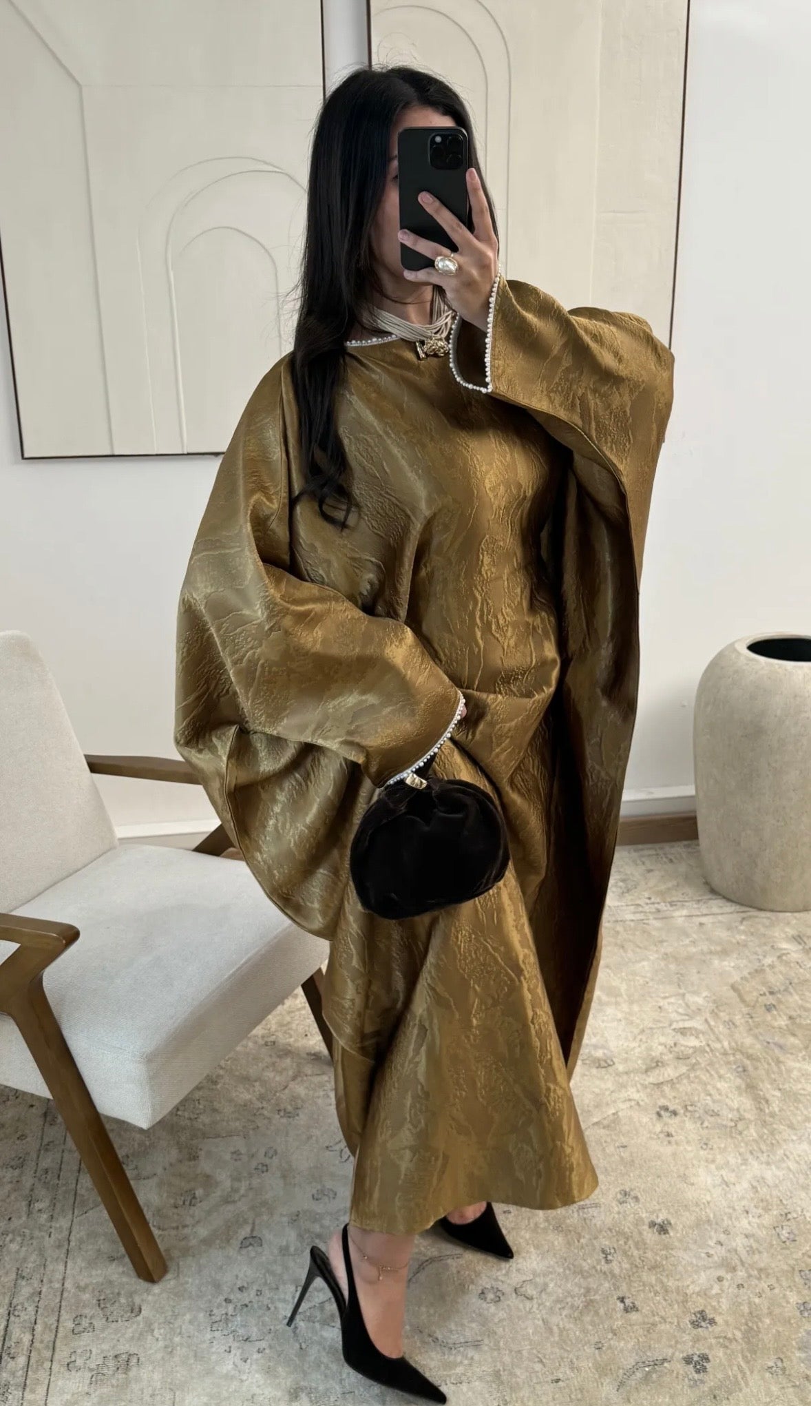 Raheemah Premium Kaftan (Inner Belt)