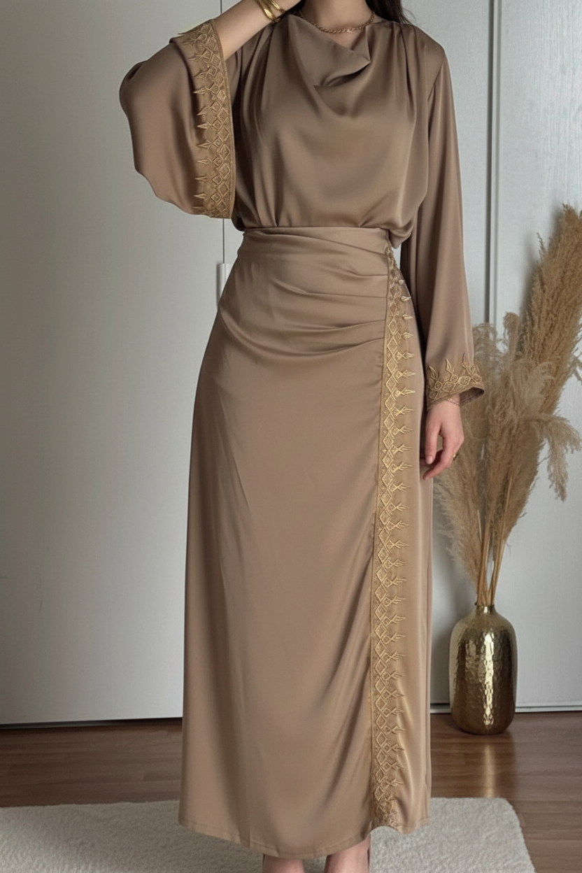 Rayhana Embellished Skirt Co ord Set