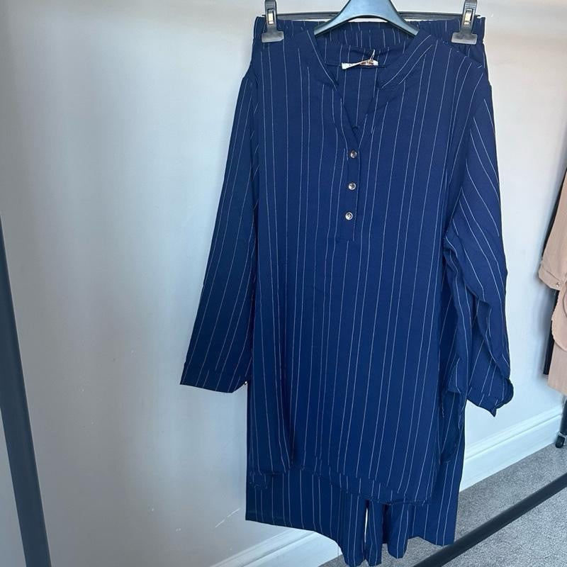 Pinstripe Tunic Style Coord