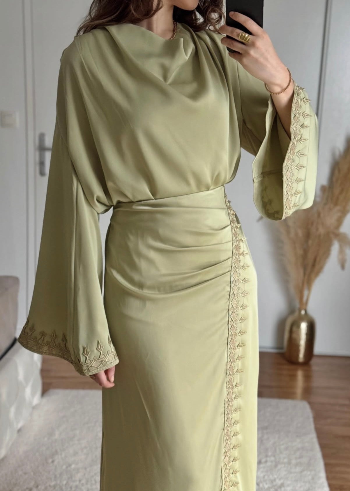 Rayhana Embellished Skirt Co ord Set
