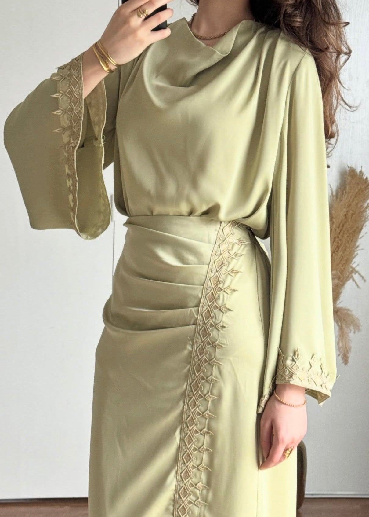 Rayhana Embellished Skirt Co ord Set