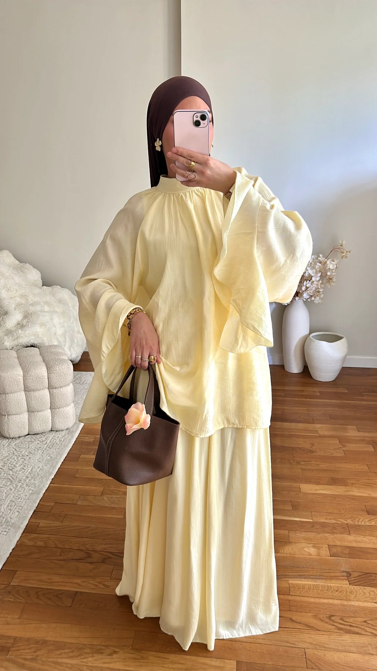 Seema Frill Sleeve Skirt Co Ord with Belt