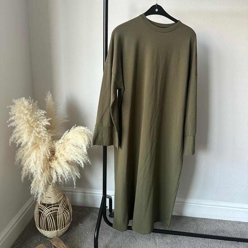 Casual Comfortable Jersey Stretchy Feel Oversized Dress