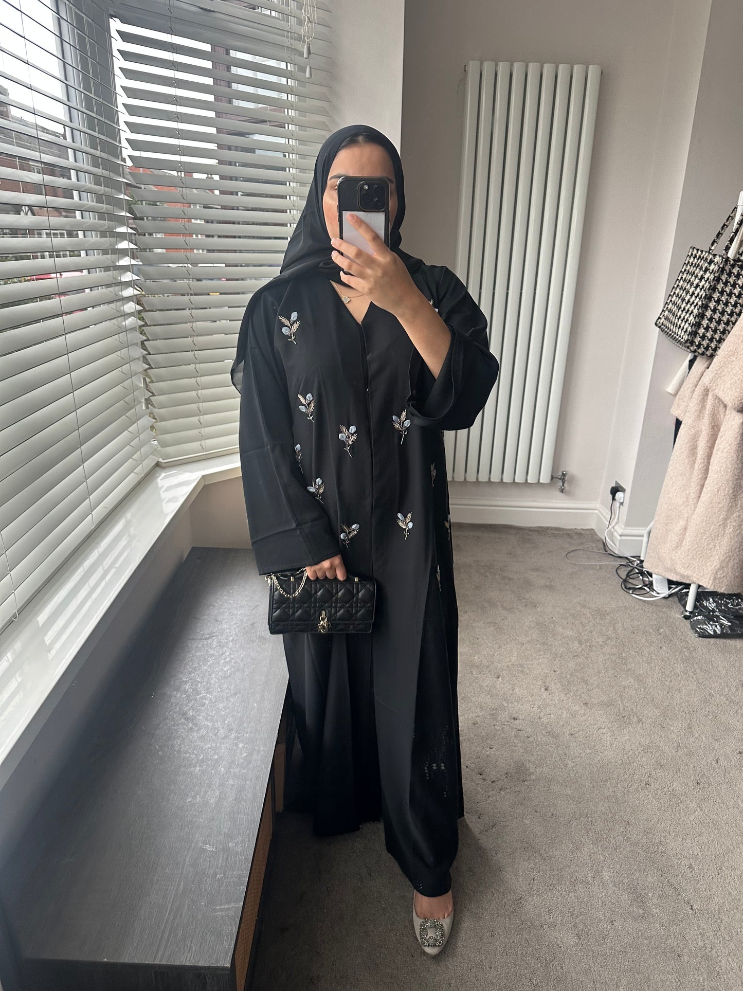 Khadeejah Embellished Abaya with Hijab