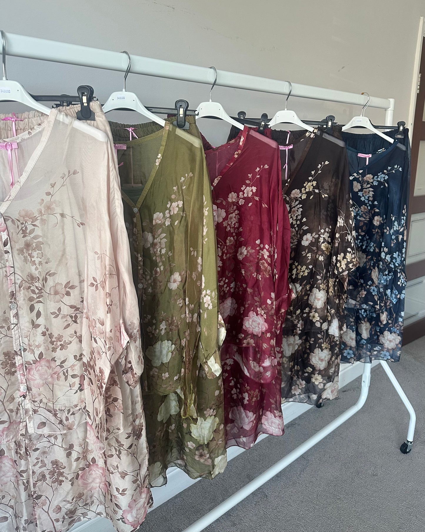 Luna Floral Chiffon-Silk Co Ord