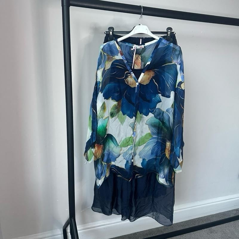 Aria Silk Chiffon Summer Coord Set