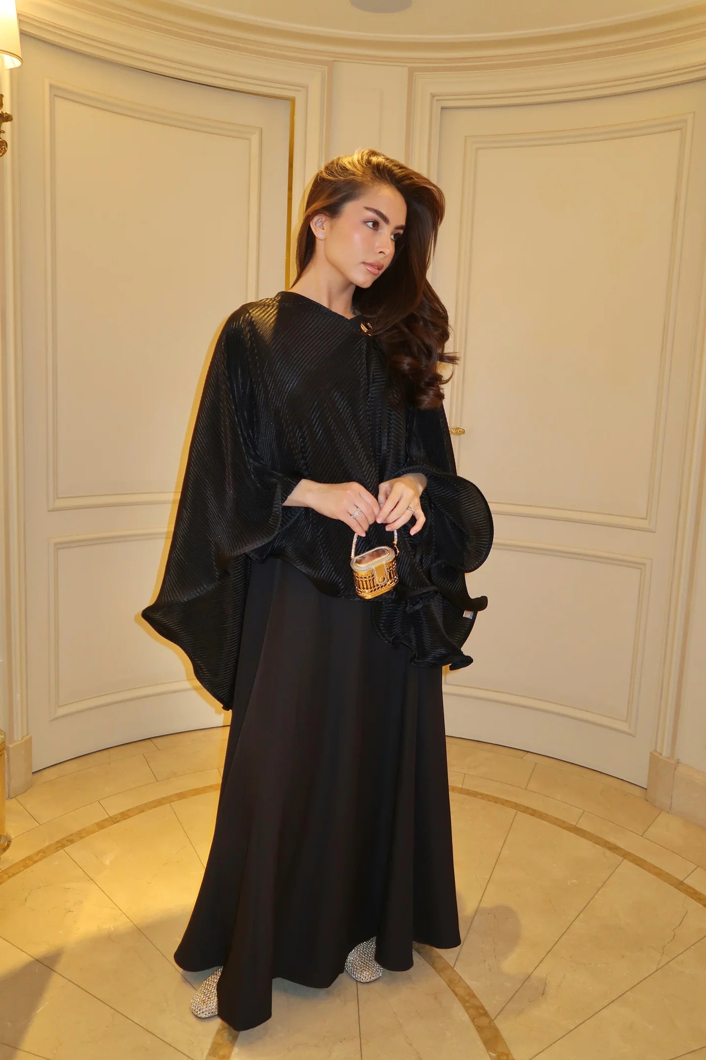 Jasmine Brooch Poncho