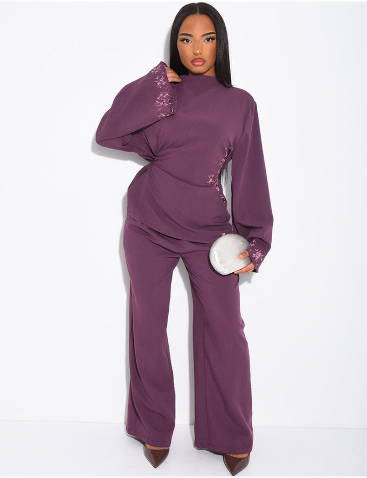 Zaiba Embroidered Co Ord