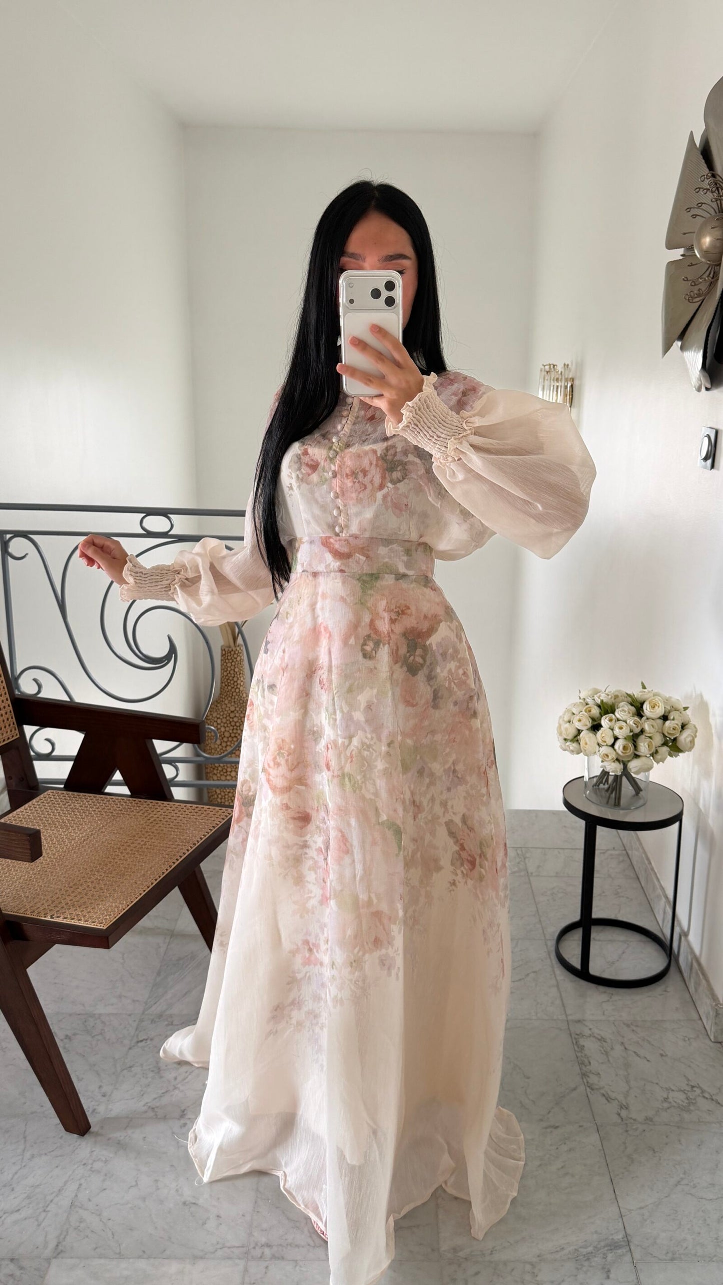 Yasmeen Floral Skirt Two Piece Co Ord