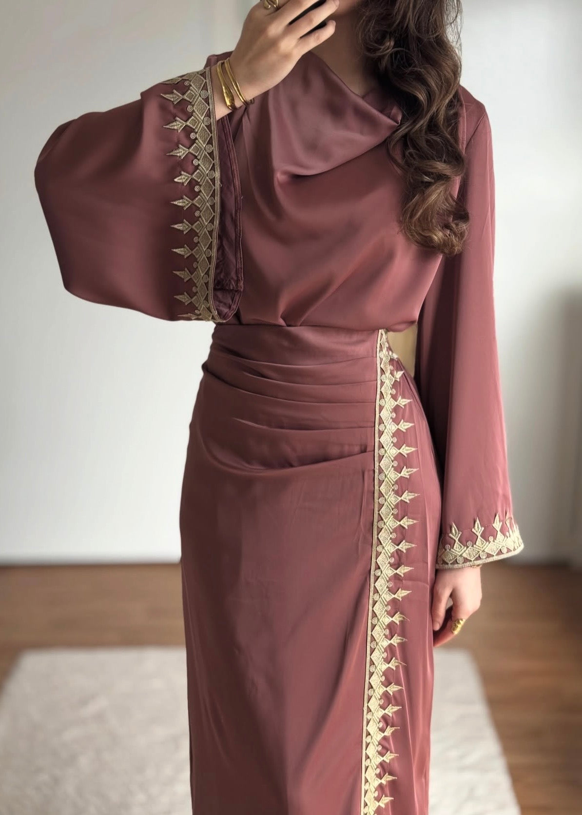 Rayhana Embellished Skirt Co ord Set