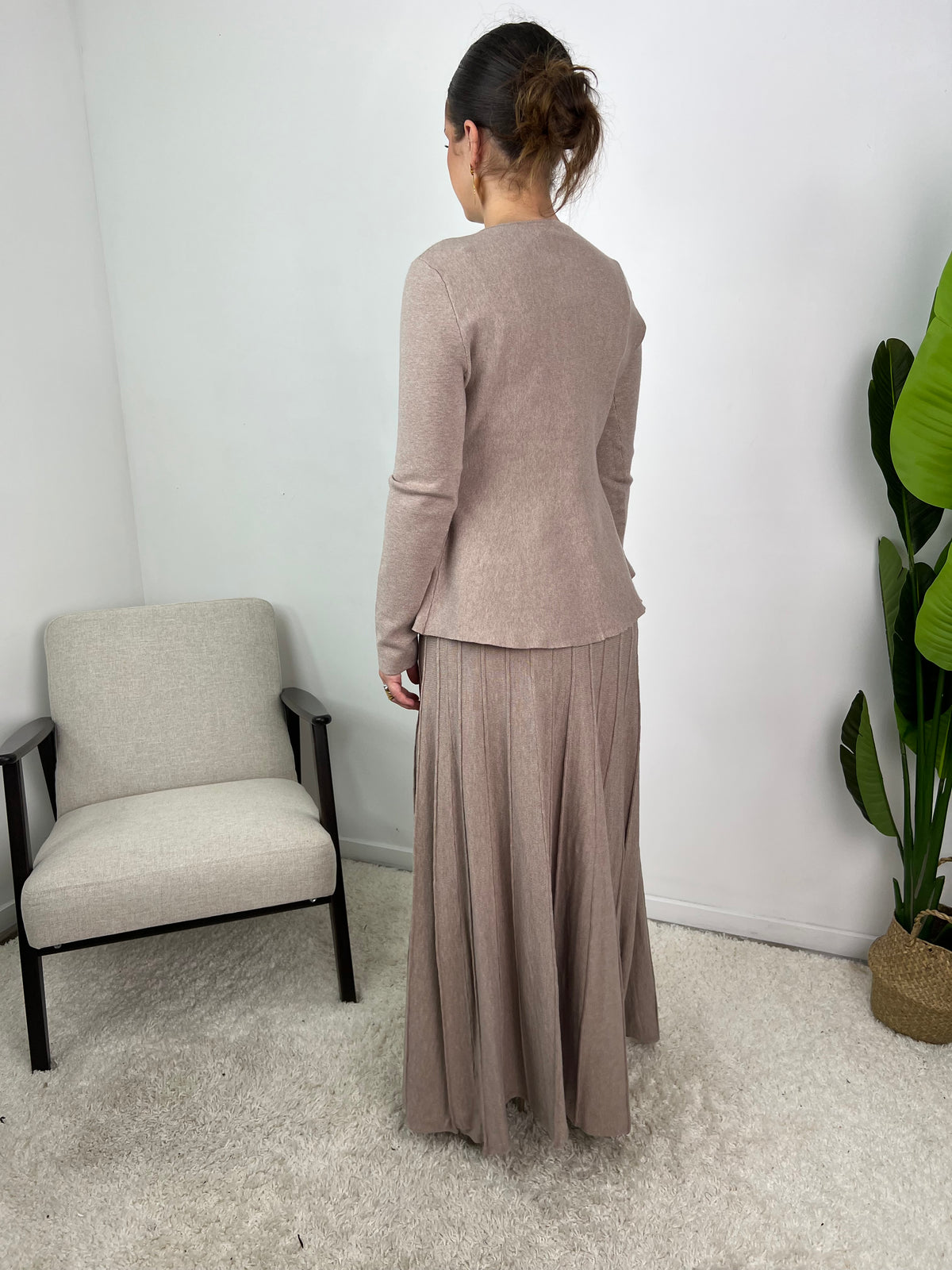 Nina Cardigan Knit Skirt Co Ord