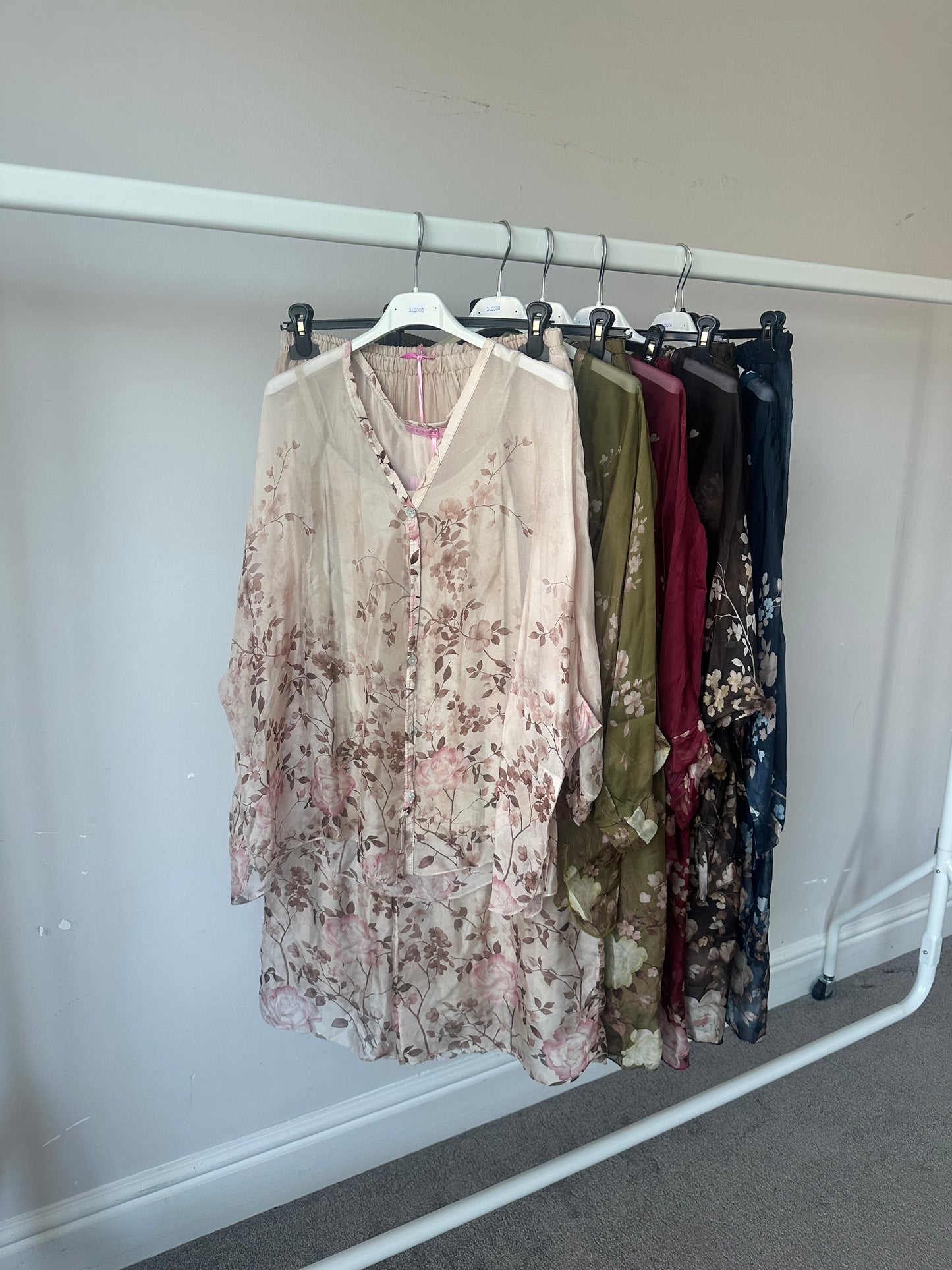 Luna Floral Chiffon-Silk Co Ord