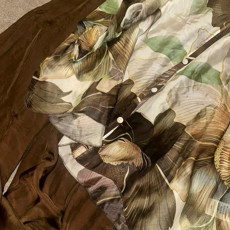 Aria Silk Chiffon Summer Coord Set