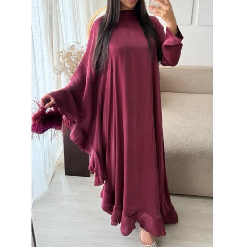 Ruffle Inner tie Belt Maxi Dress