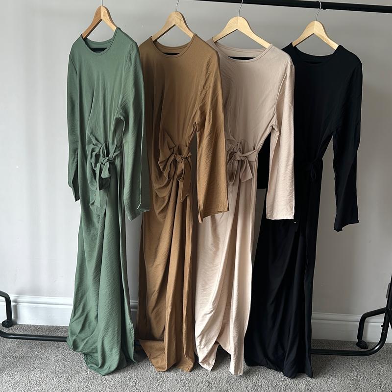 Light Weight Side knot maxi dress Womenswear Summer Comfort